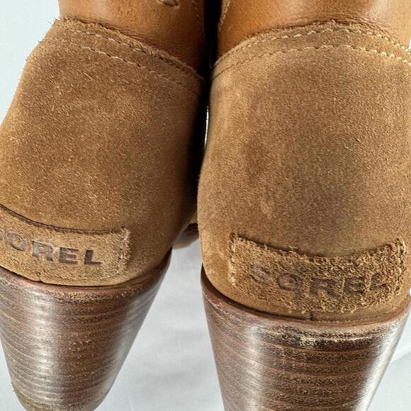 Sorel Boots Women’s 11 brown suede wedge minimalist fall boho fall after hours - Picture 9 of 9